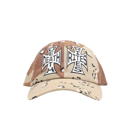 DEATH RITES CROSSES CAP 'CHOC CHIP CAMO'