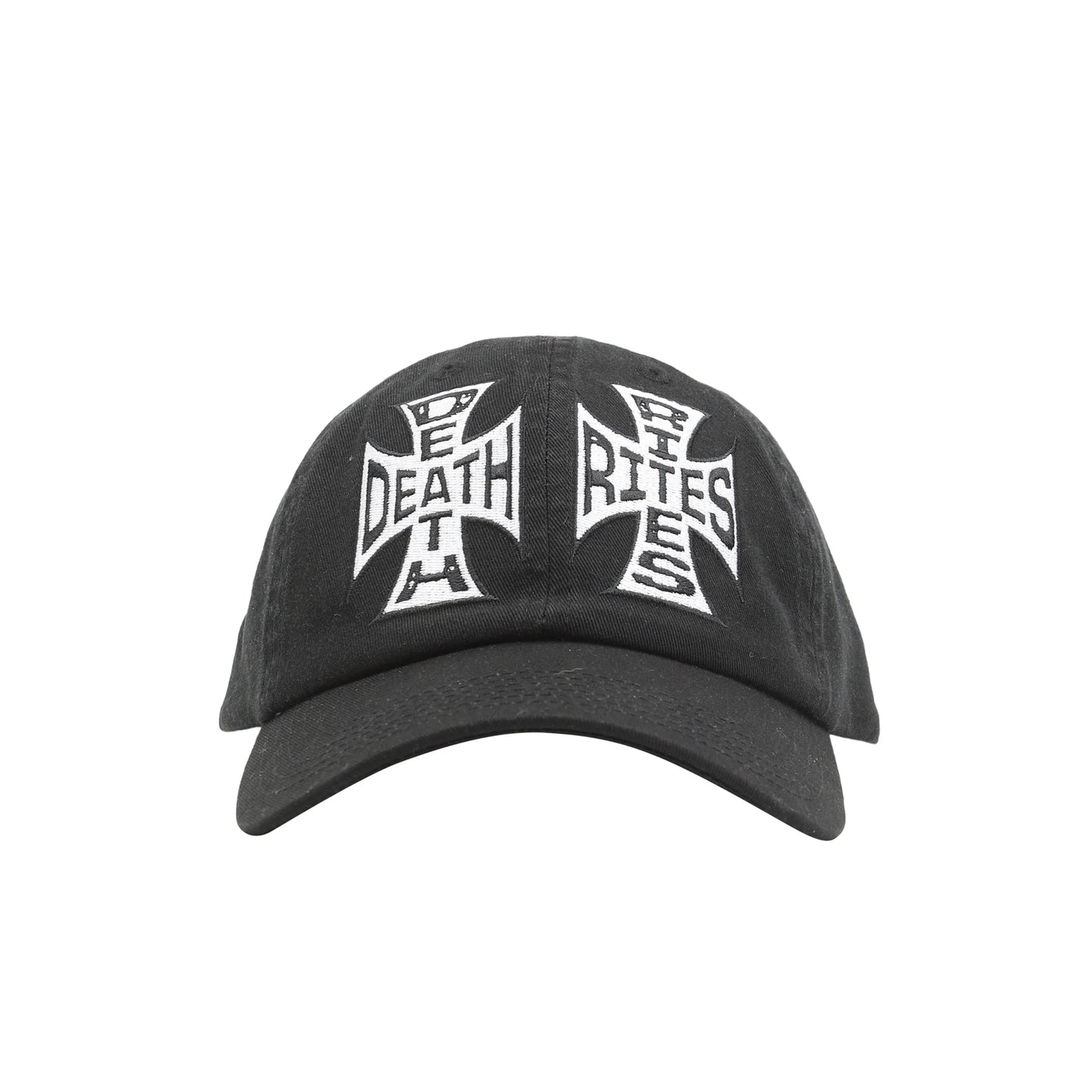 DEATH RITES CROSSES CAP 'BLACK'