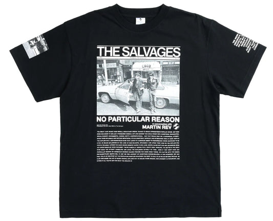 THE SALVAGES x SUICIDE T-SHIRT 'BLACK'