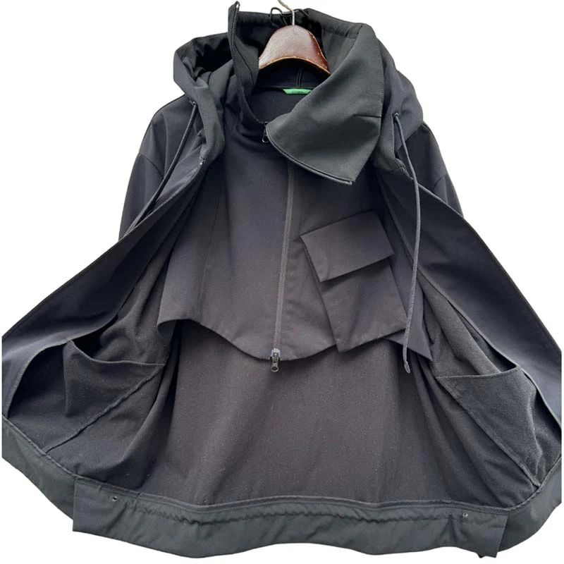 CCP JK-NB113 CHEST PK HOODIE 'BLACK'