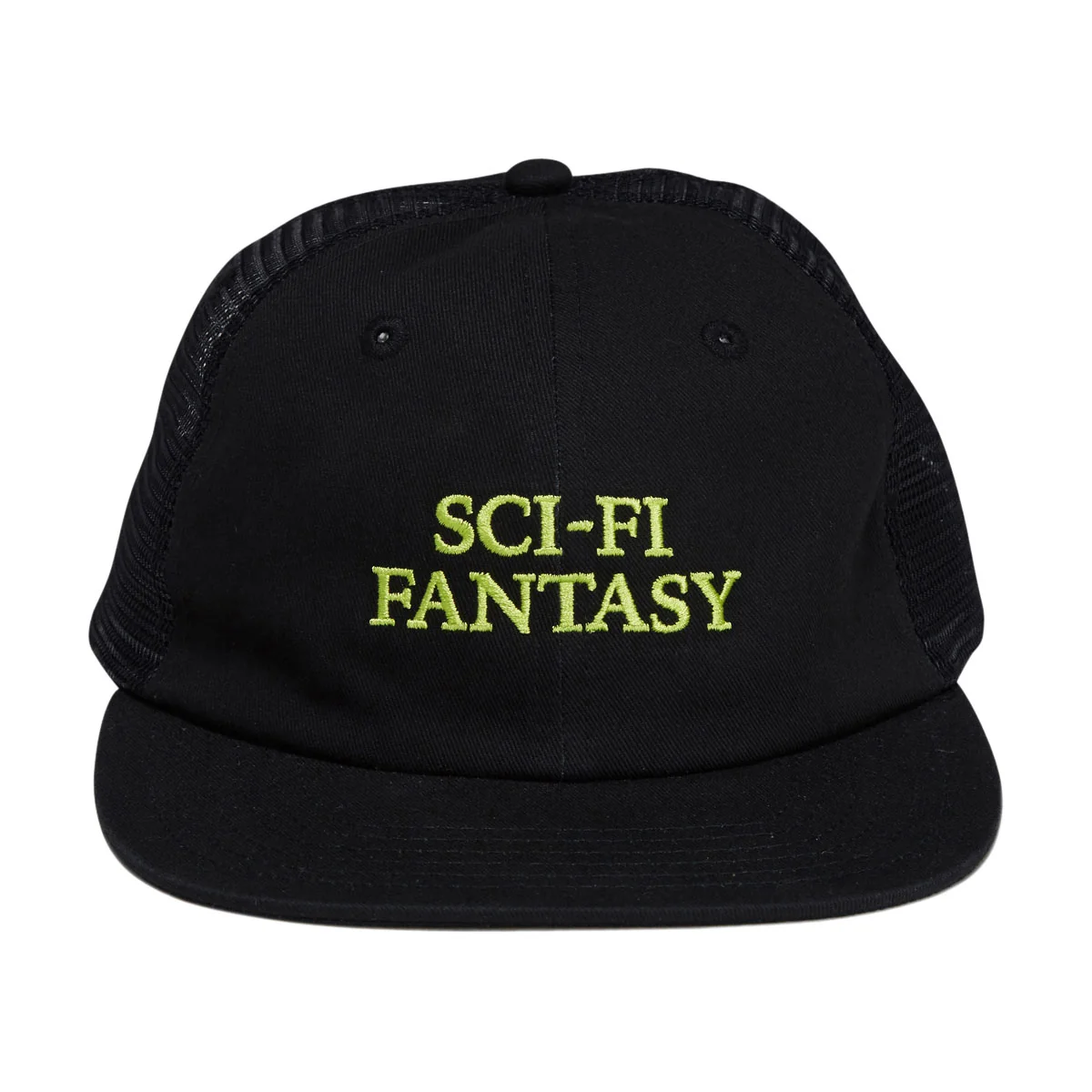 SCI-FI FANTASY LOGO MESH HAT 'BLACK'