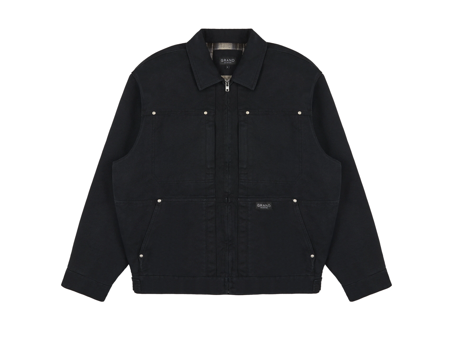 GRAND COLLECTION CONNOR WORK JACKET 'BLACK'
