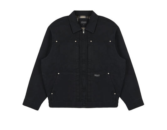 GRAND COLLECTION CONNOR WORK JACKET 'BLACK'