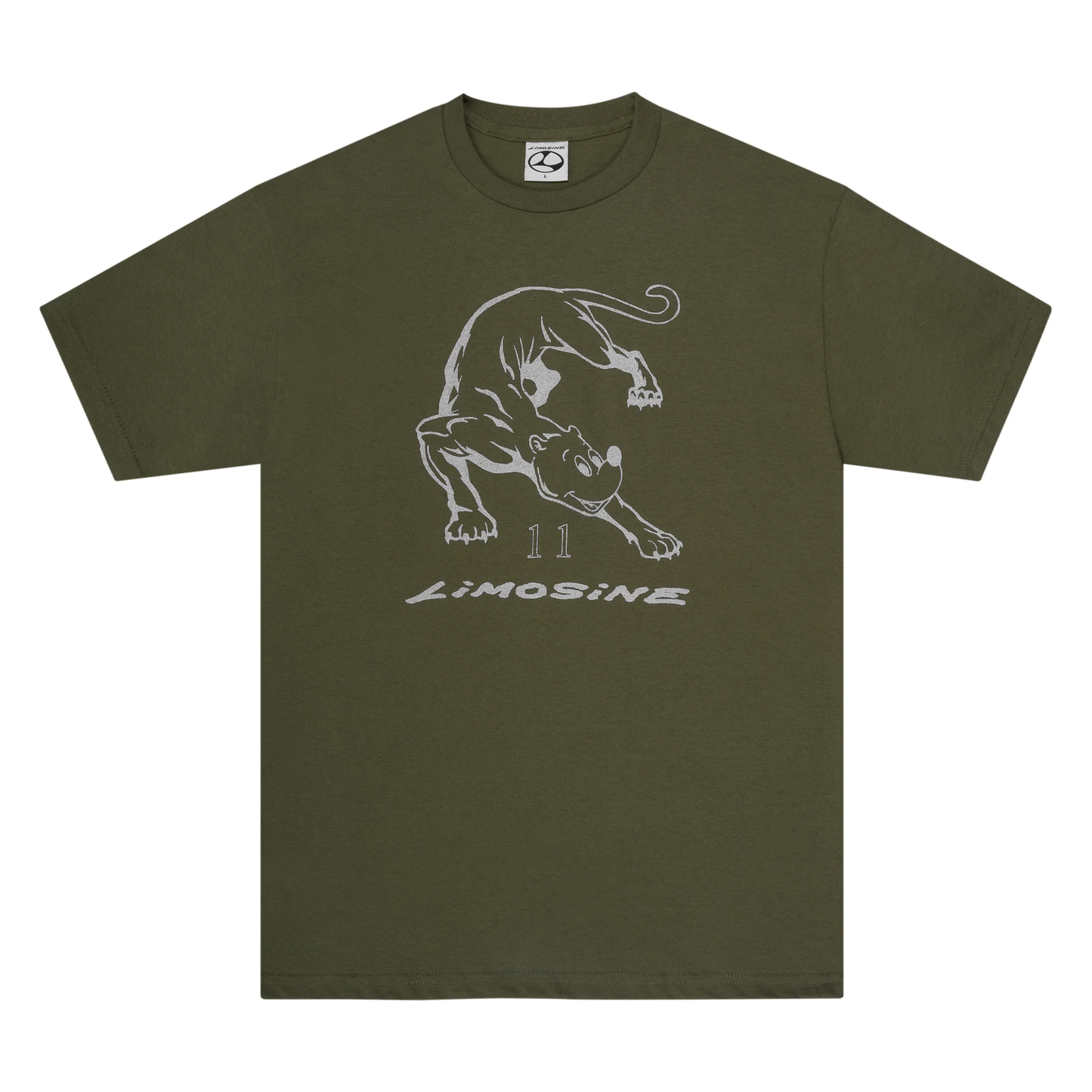 LIMOSINE PANTHER TEE 'OLIVE'