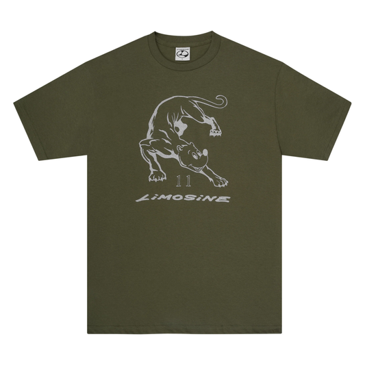 LIMOSINE PANTHER TEE 'OLIVE'