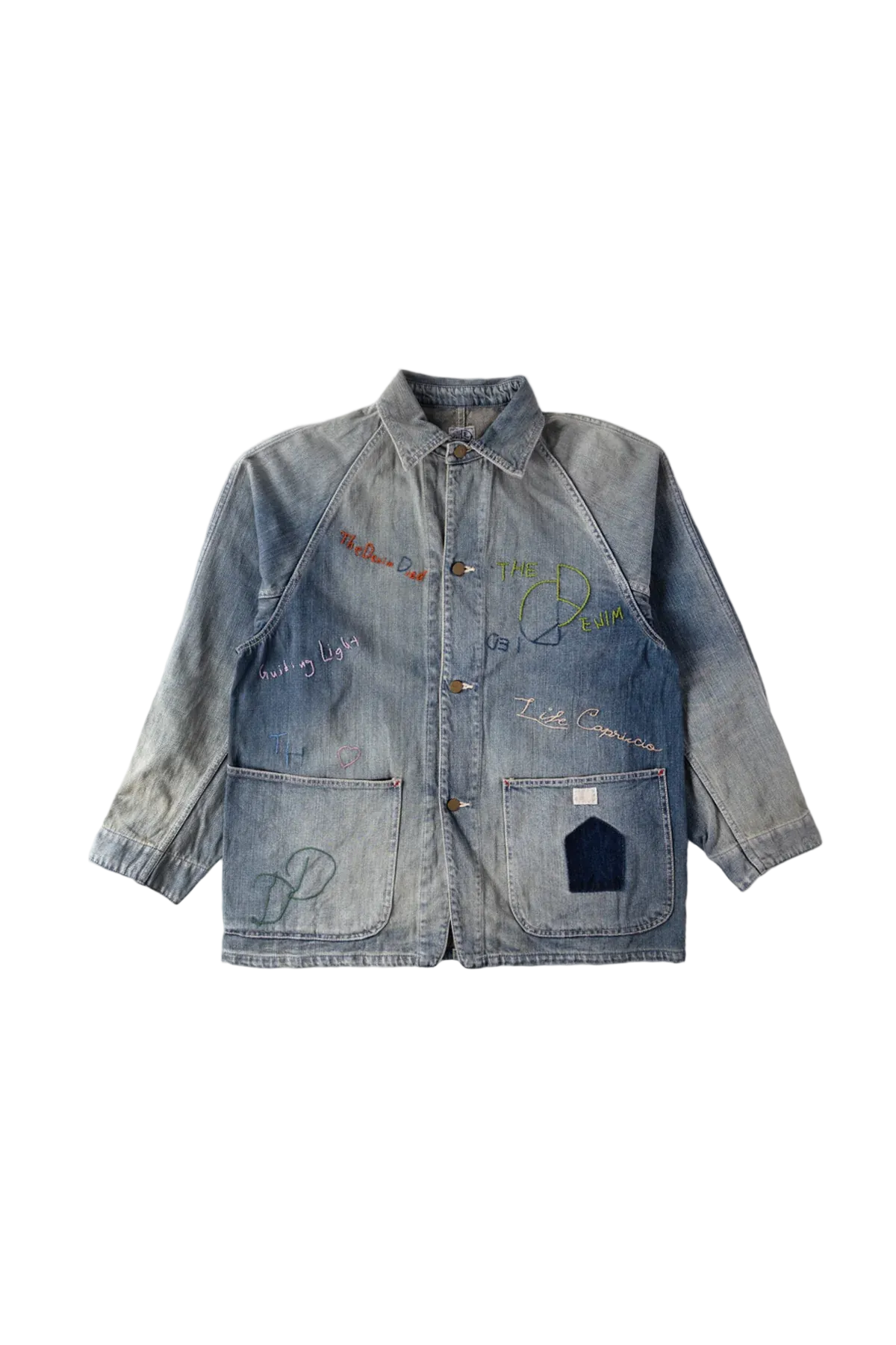 KAPITAL 12OZ DENIM CACTUS COVERALL (MEMORIAL EMBROIDERY MODEL) 'PRO'