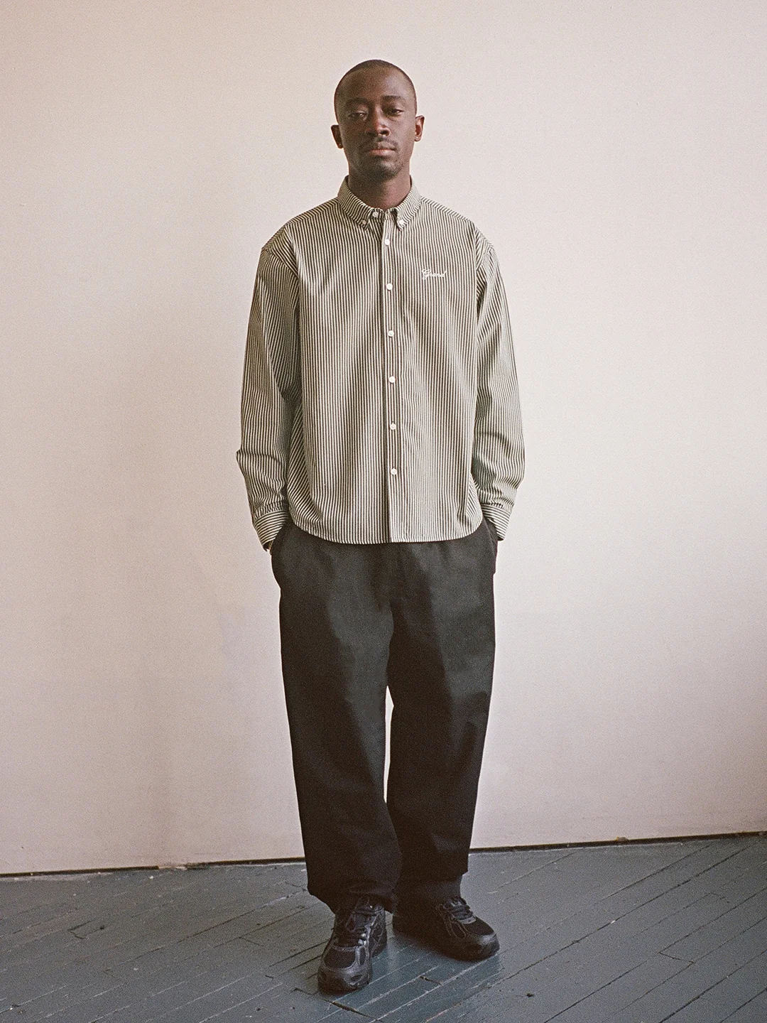 GRAND COLLECTION COTTON PANT 'BLACK'
