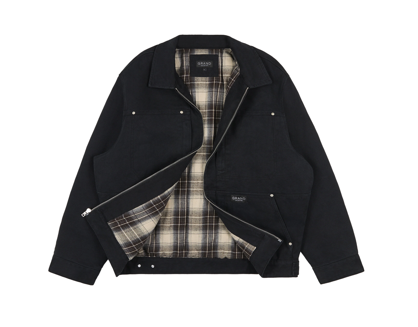 GRAND COLLECTION CONNOR WORK JACKET 'BLACK'