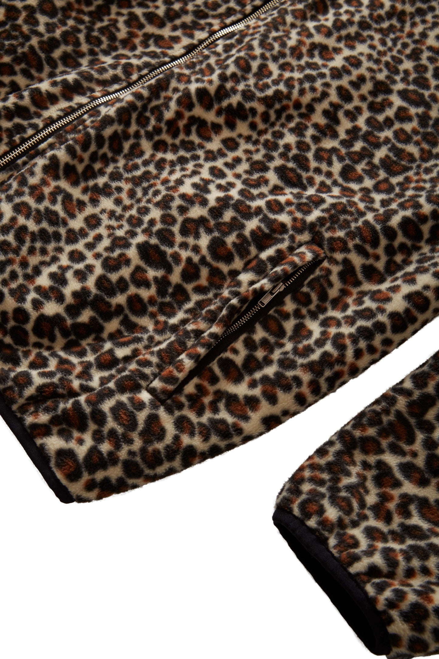 GRAND COLLECTION REVERSIBLE LEOPARD JACKET 'BROWN/BLACK'