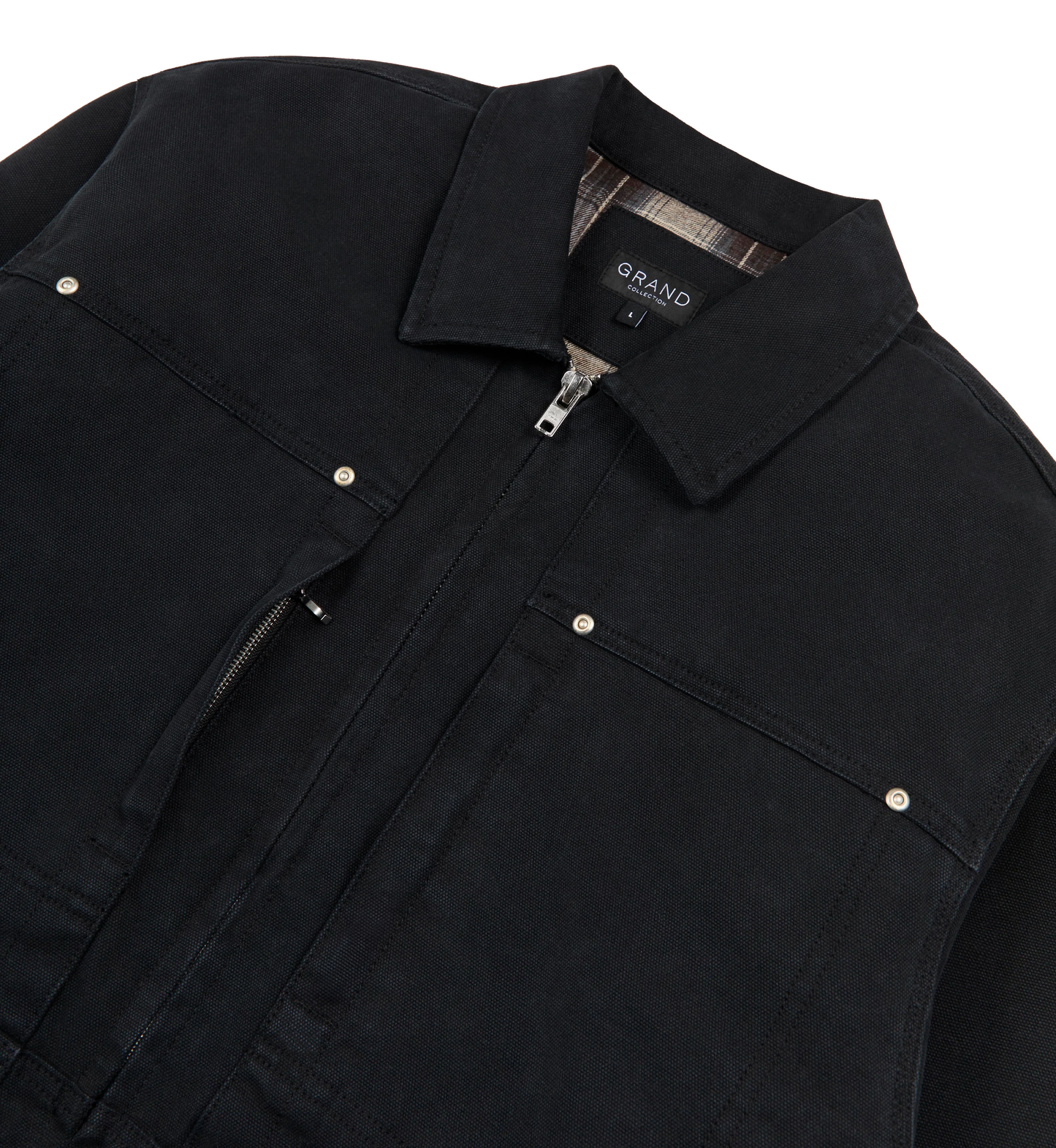 GRAND COLLECTION CONNOR WORK JACKET 'BLACK'
