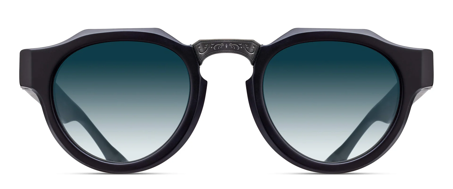MATSUDA M1037.SG.MBK.49 'MATTE BLACK BLUE GRADIENT'