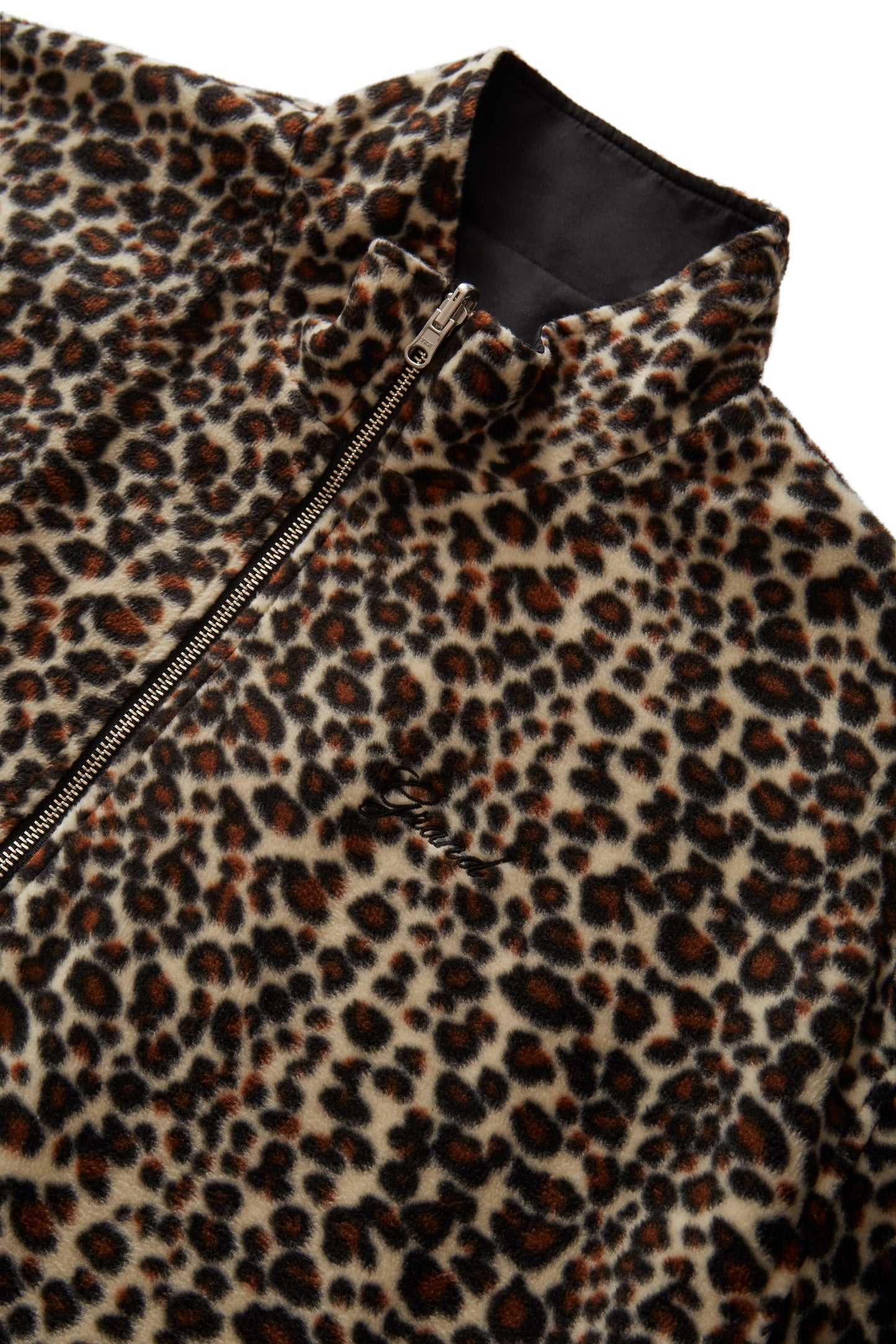 GRAND COLLECTION REVERSIBLE LEOPARD JACKET 'BROWN/BLACK'