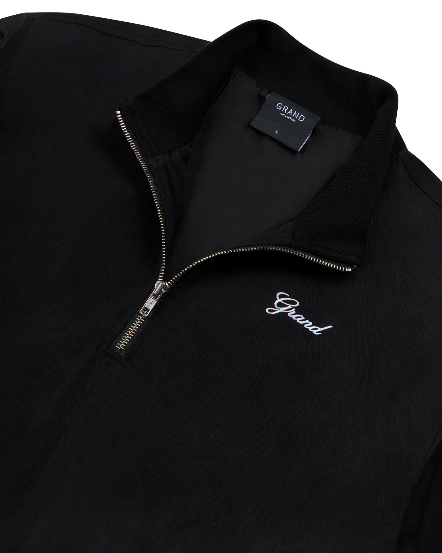 GRAND COLLECTION QUARTER ZIP JACKET 'BLACK'