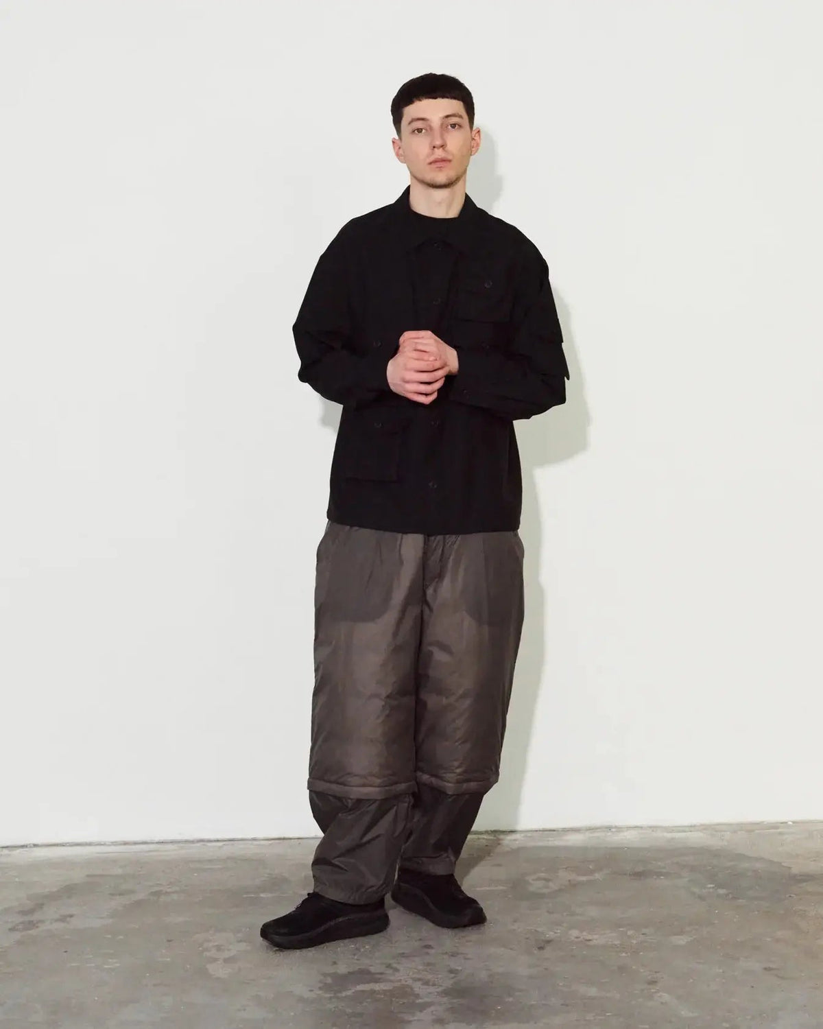 JUGEM DOWN 2WAY PANTS 'GRAY' - Antithesis Store