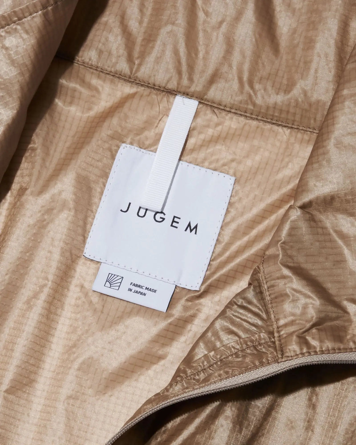JUGEM LIGHTWEIGHT NYLON PULLOVER 'GREIGE' - Antithesis Store