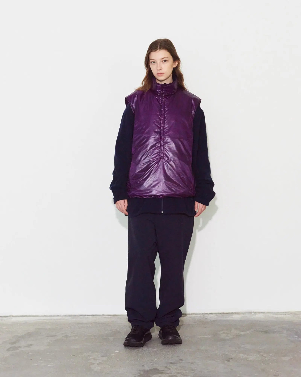 JUGEM PACK INSULATION SNAP VEST 'PURPLE' - Antithesis Store