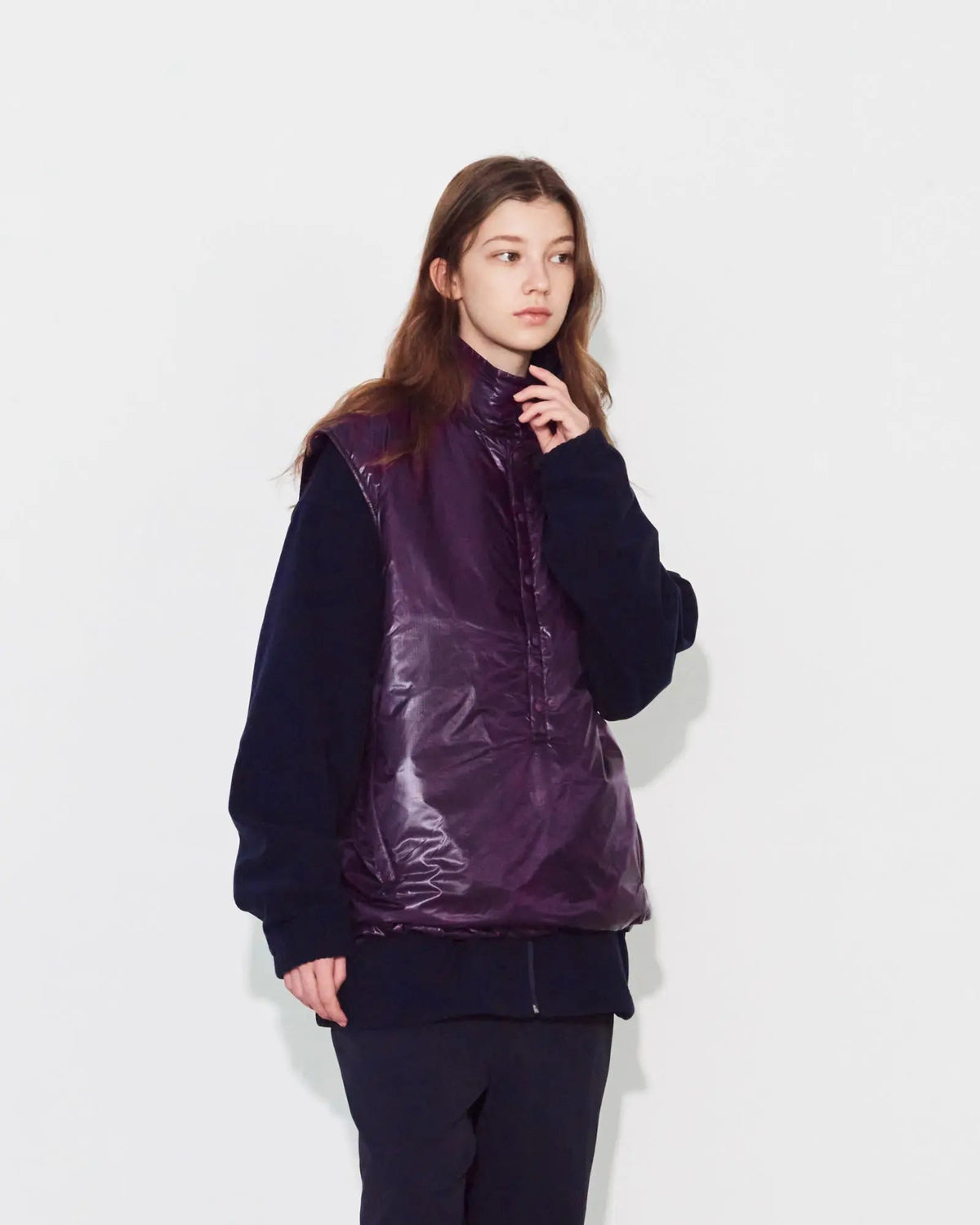 JUGEM PACK INSULATION SNAP VEST 'PURPLE' - Antithesis Store