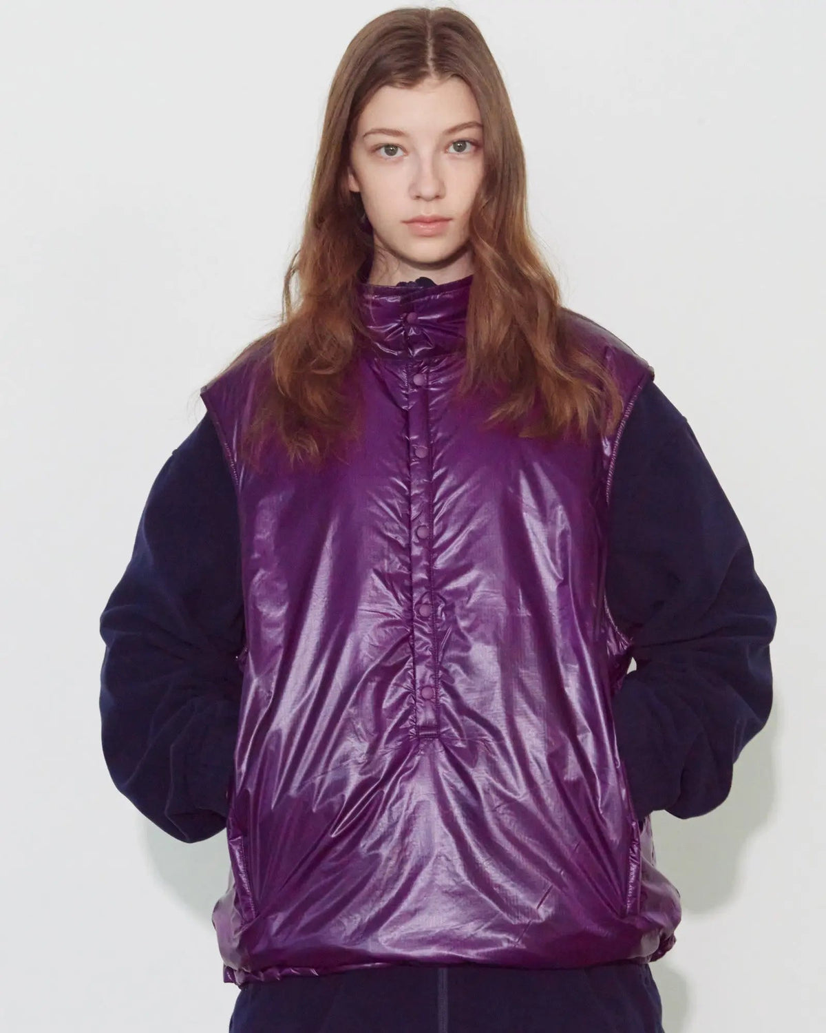 JUGEM PACK INSULATION SNAP VEST 'PURPLE' - Antithesis Store
