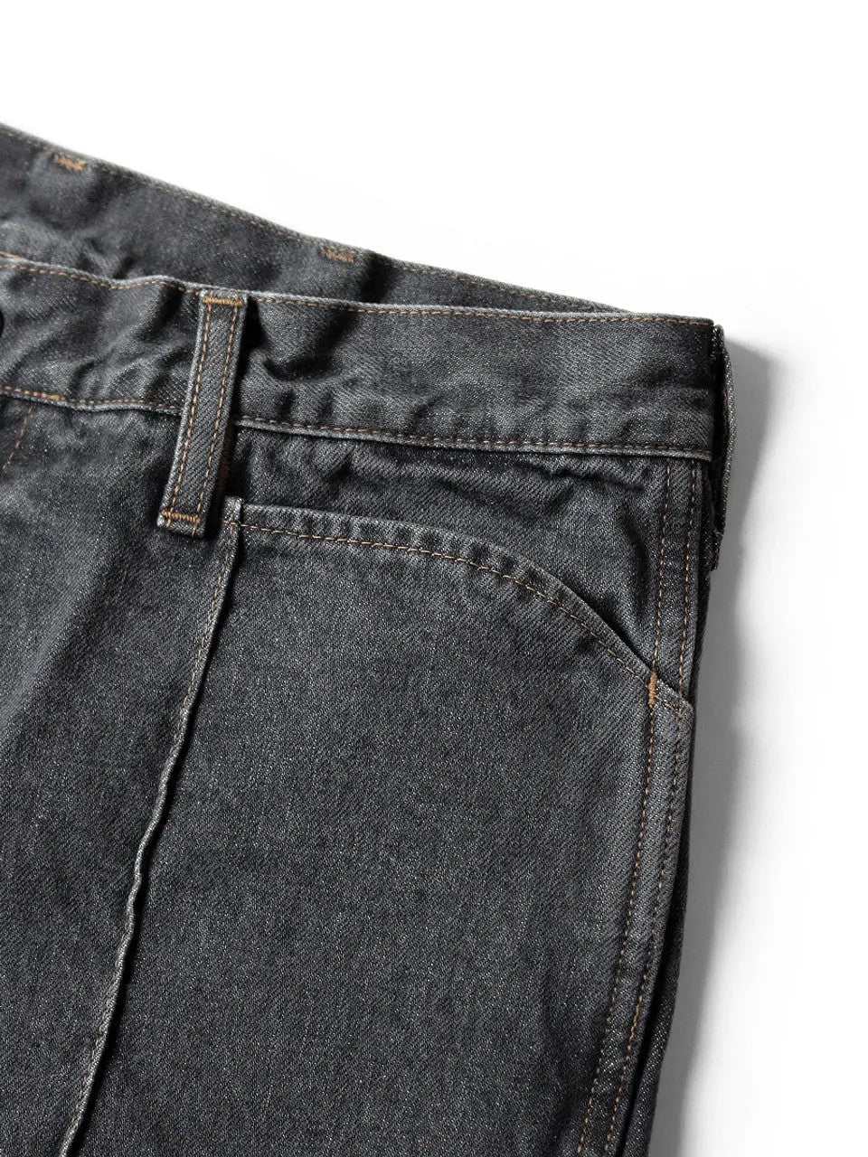 KAPITAL 14oz BLK Denim 5P FRISKO 'BLACK' - Antithesis Store