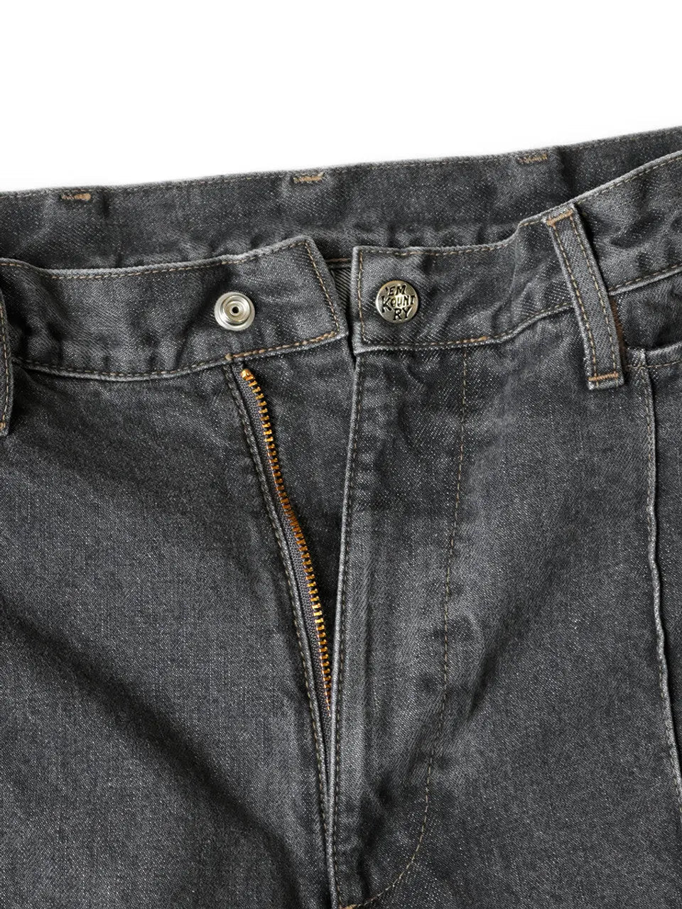 KAPITAL 14oz BLK Denim 5P FRISKO 'BLACK' - Antithesis Store