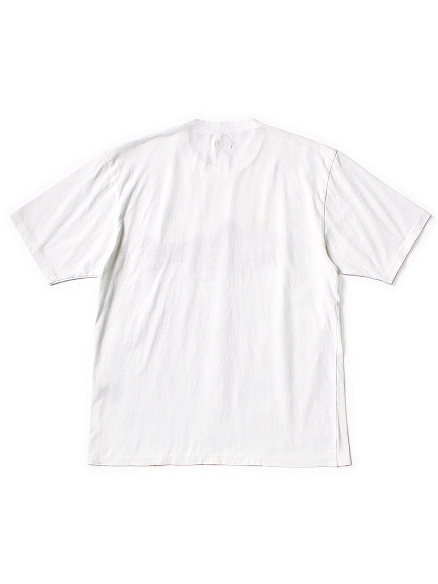 KAPITAL 20/-JERSEY CREW T (ONE TROUT PECKISH RAINBOWY) 'WHITE' - Antithesis Store
