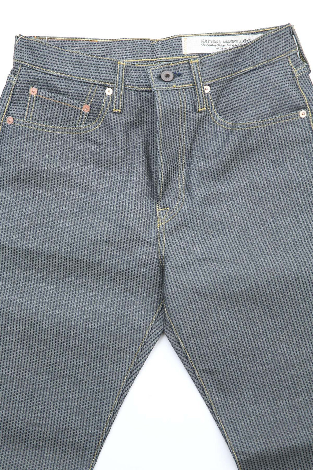 KAPITAL CENTURY DENIM 5P MONKEY CISCO N7S 'GREY' - Antithesis Store