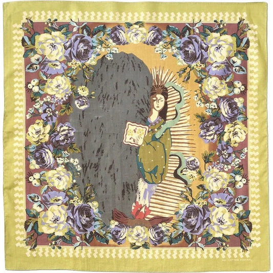 KAPITAL COLOR BANDANNA (A.MA.TE.RA.SU) 'YELLOW'