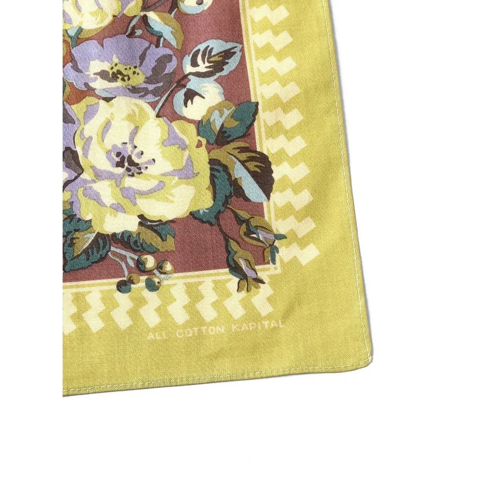 KAPITAL COLOR BANDANNA (A.MA.TE.RA.SU) 'YELLOW'