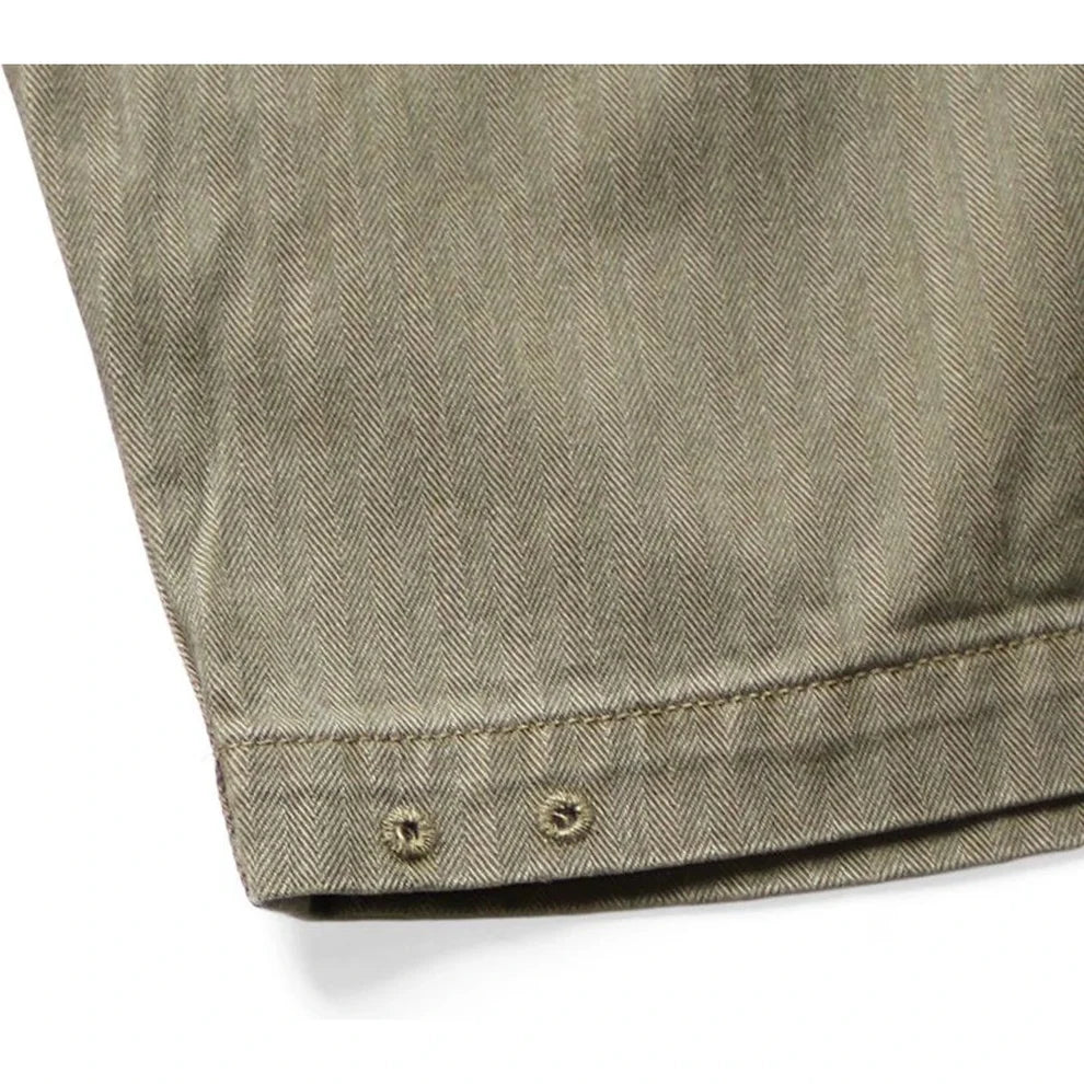 KAPITAL HERRINGBONE JUMBO MONKEY PANTS' KHAKI'