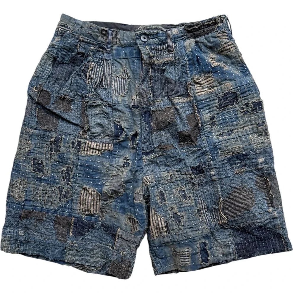 KAPITAL BORO IVY SHORT PANTS' INDIGO'