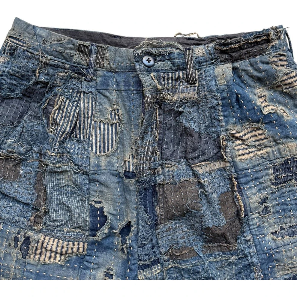 KAPITAL BORO IVY SHORT PANTS' INDIGO'
