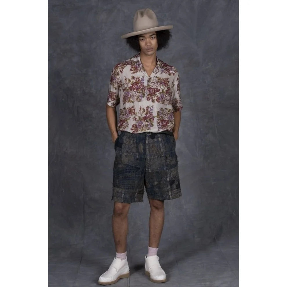 KAPITAL BORO IVY SHORT PANTS' INDIGO'