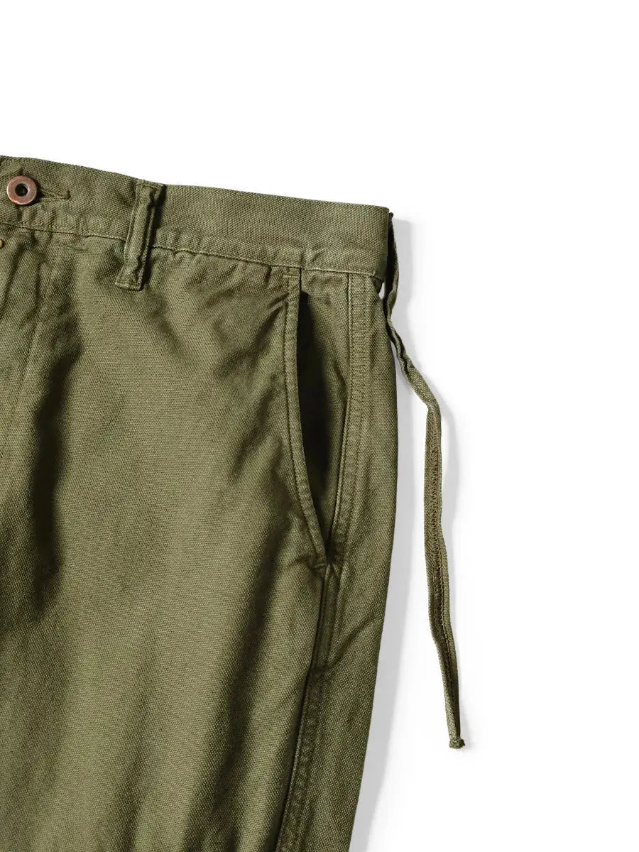 KAPITAL Light Canvas RINGOMAN Cargo Pants 'BLACK' - Antithesis Store