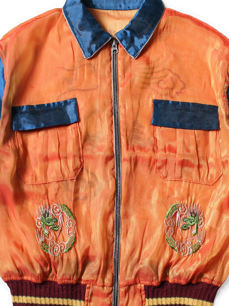 KAPITAL SHEER PEARL MOSQUITO GUARD 2TONES VIETNAM JKT 'GREY' - Antithesis Store