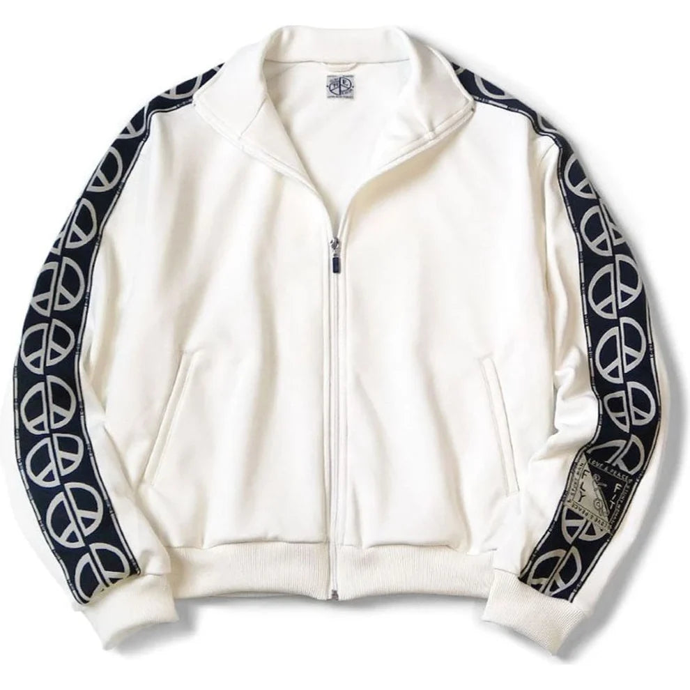 KAPITAL SMOOTH JERSEY TH.D.D. TRACK JKT 'WHITE'