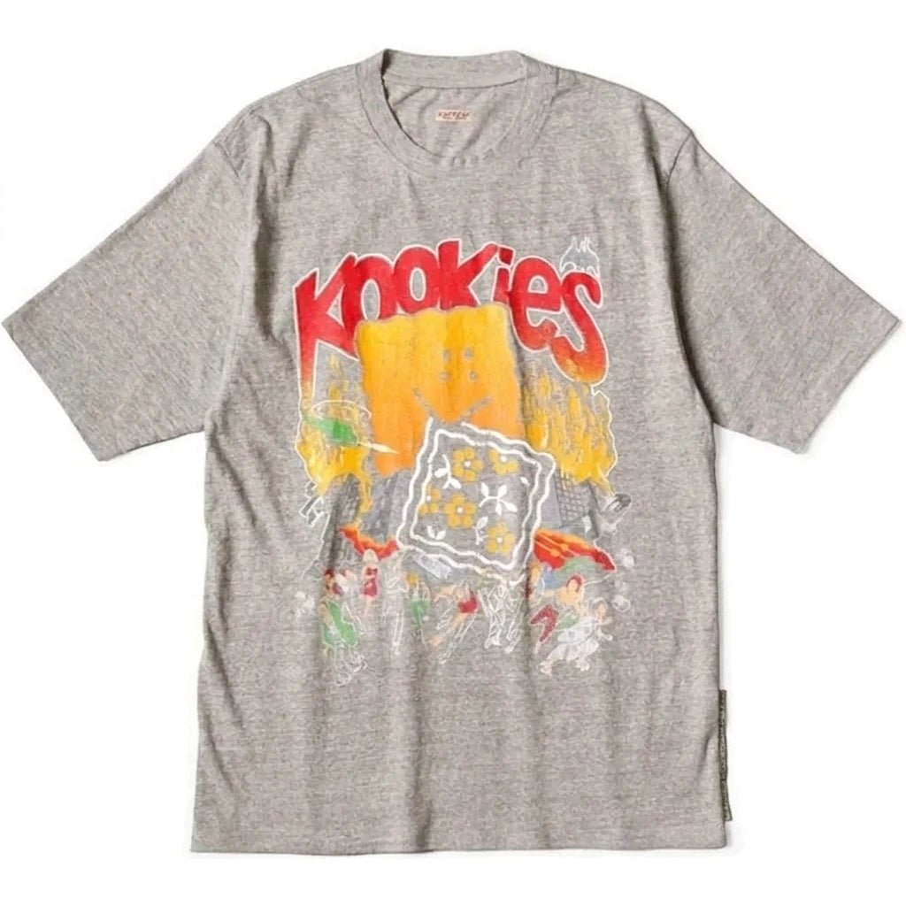 KAPITAL TOP Jersey Crew T (BUSTER PECKISH BOWY) 'GRAY' - Antithesis Store