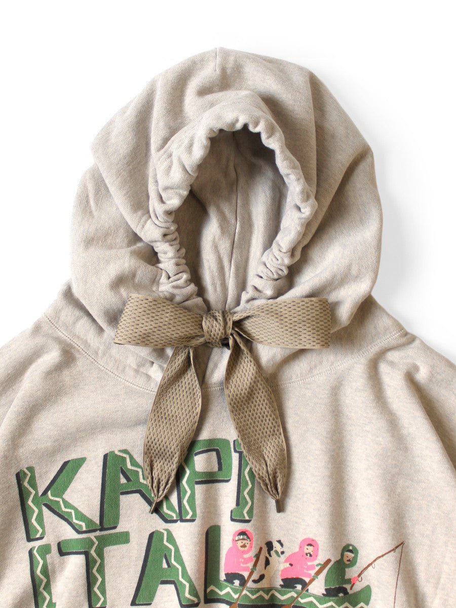KAPITAL TOP SWT KNIT DEVIL HOODIE (CANOE KAPITAL) 'GREEN' - Antithesis Store