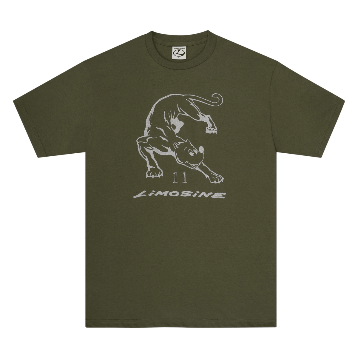 LIMOSINE PANTHER TEE 'OLIVE' - Antithesis Store