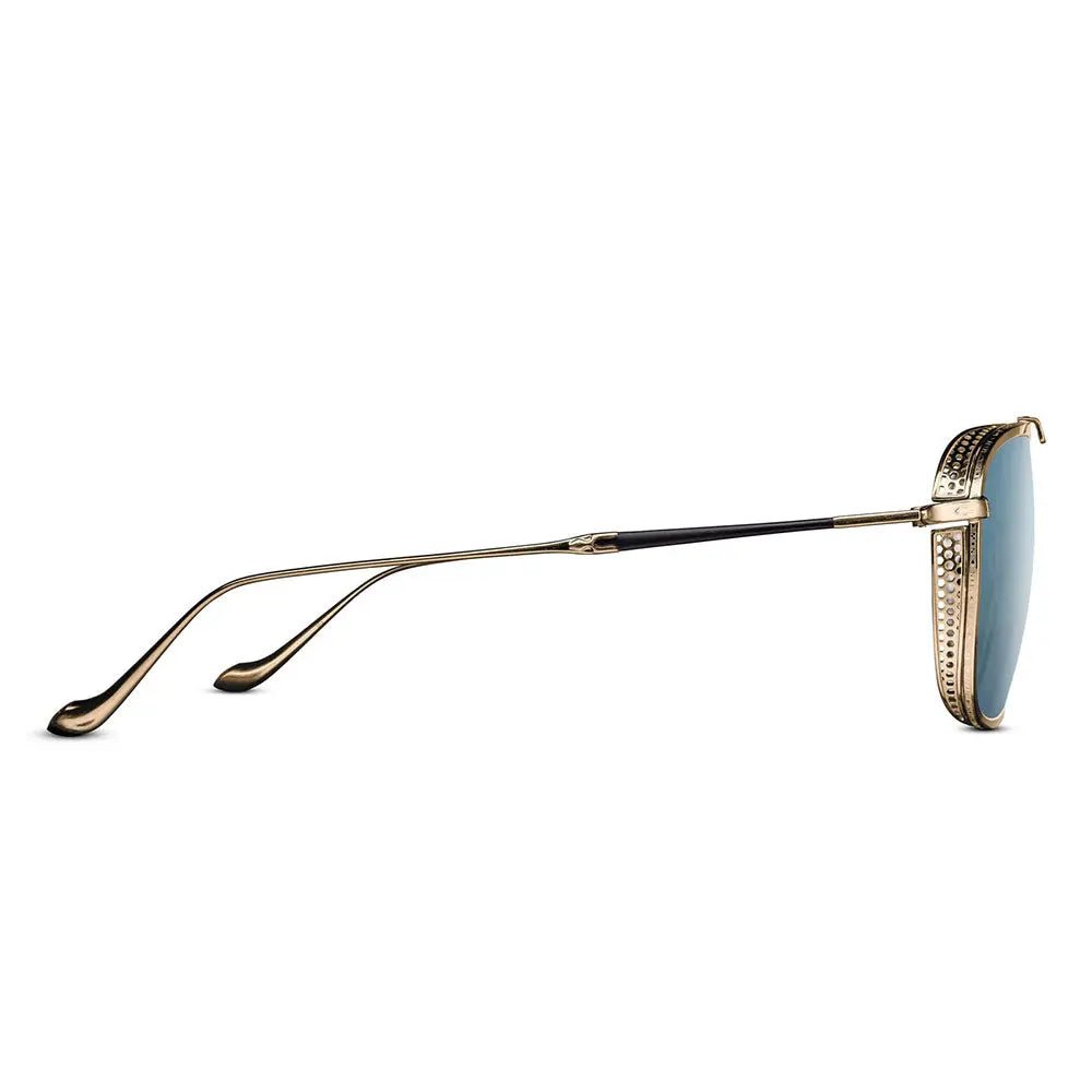 M3110 Sunglasses 'Brushed Gold / Blue Grey' - Antithesis Store