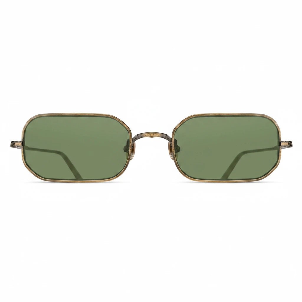 MATSUDA M3163.SG.AG.53 'ANTIQUE GOLD SAGE GREEN' - Antithesis Store