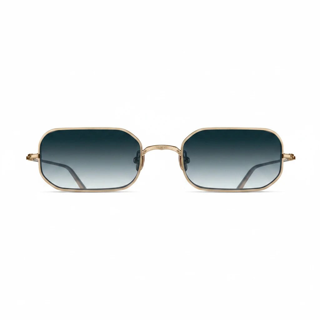 MATSUDA M3163.SG.BG.53 'BRUSHED GOLD BLUE GRADIENT' - Antithesis Store