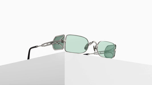 10611H Sunglasses 'Palladium White / Café Green'