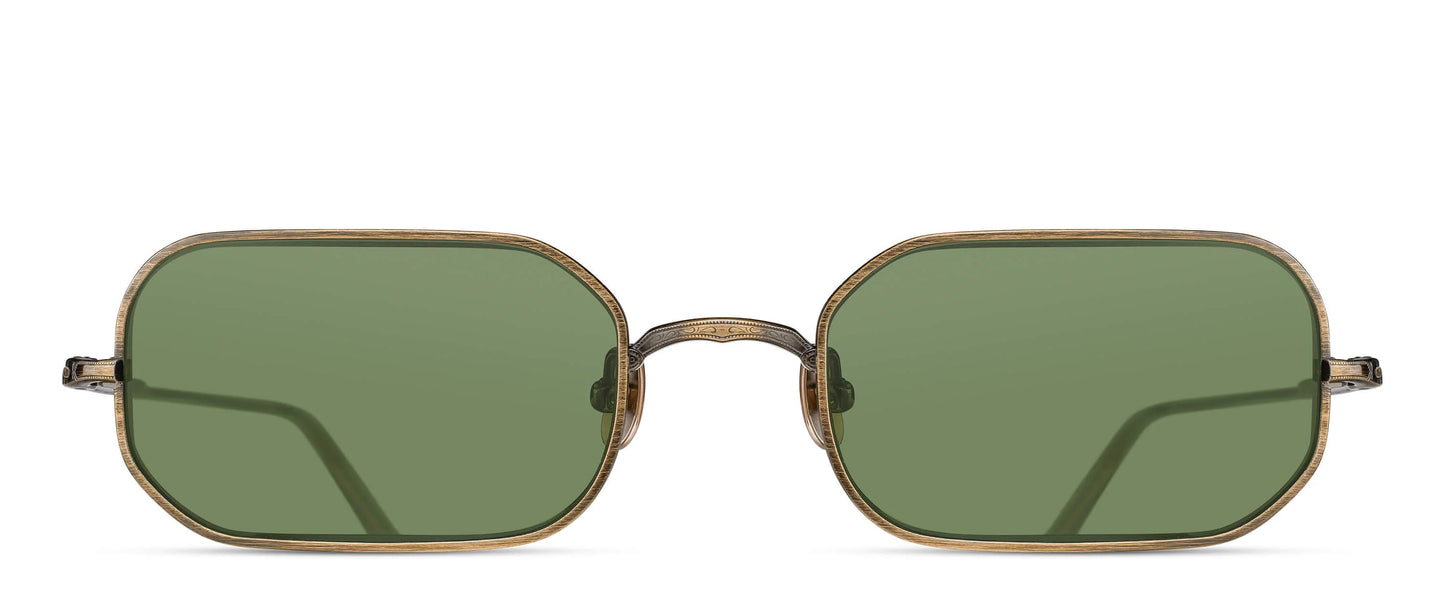 MATSUDA M3163.SG.AG.53 'ANTIQUE GOLD SAGE GREEN'