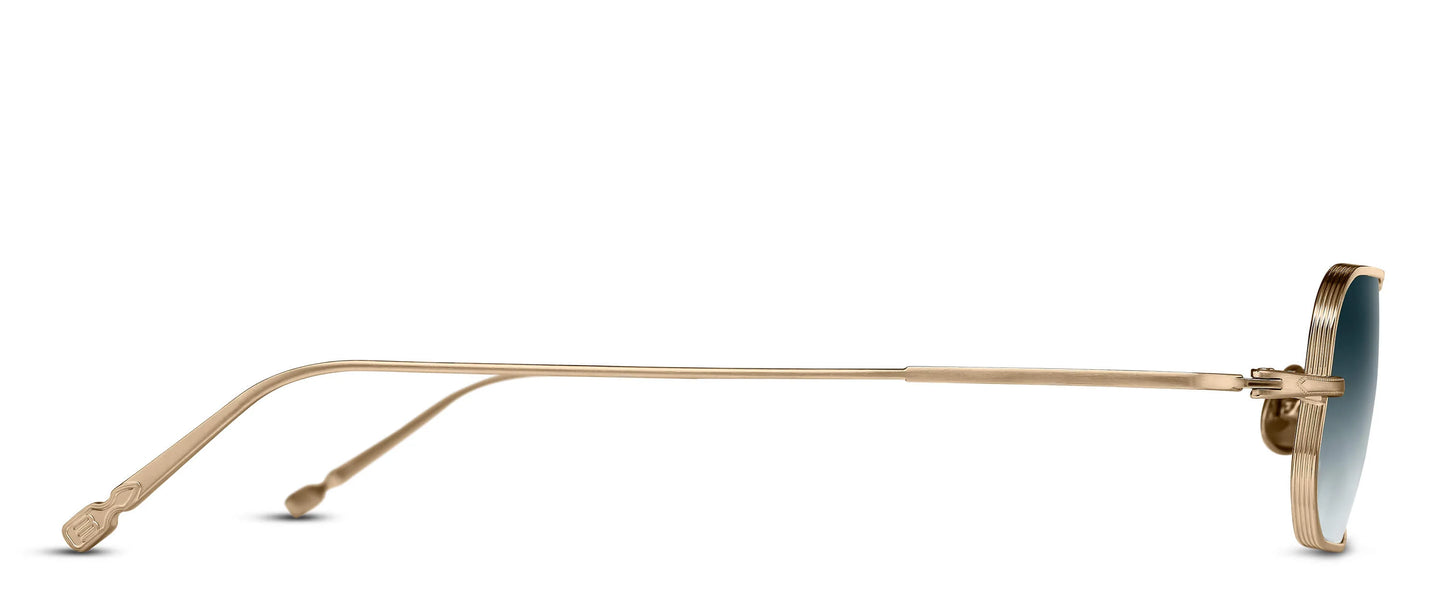 MATSUDA M3163.SG.BG.53 'BRUSHED GOLD BLUE GRADIENT'