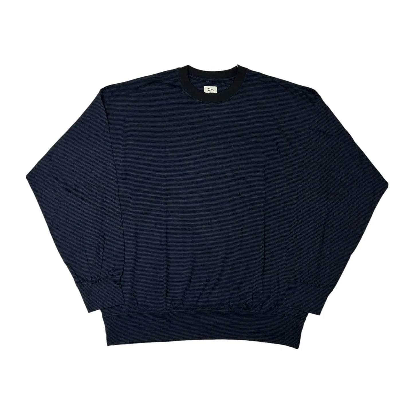 MERINO SWEATSHIRT 'Black Navy' - Antithesis Store