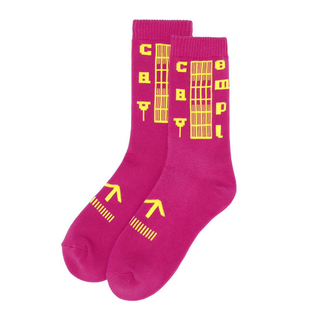 CAV↓↑EMPT SOCKS 'PINK'