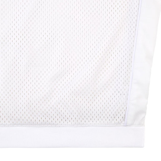CAV EMPT MESH TRACK CREW NECK WHITE
