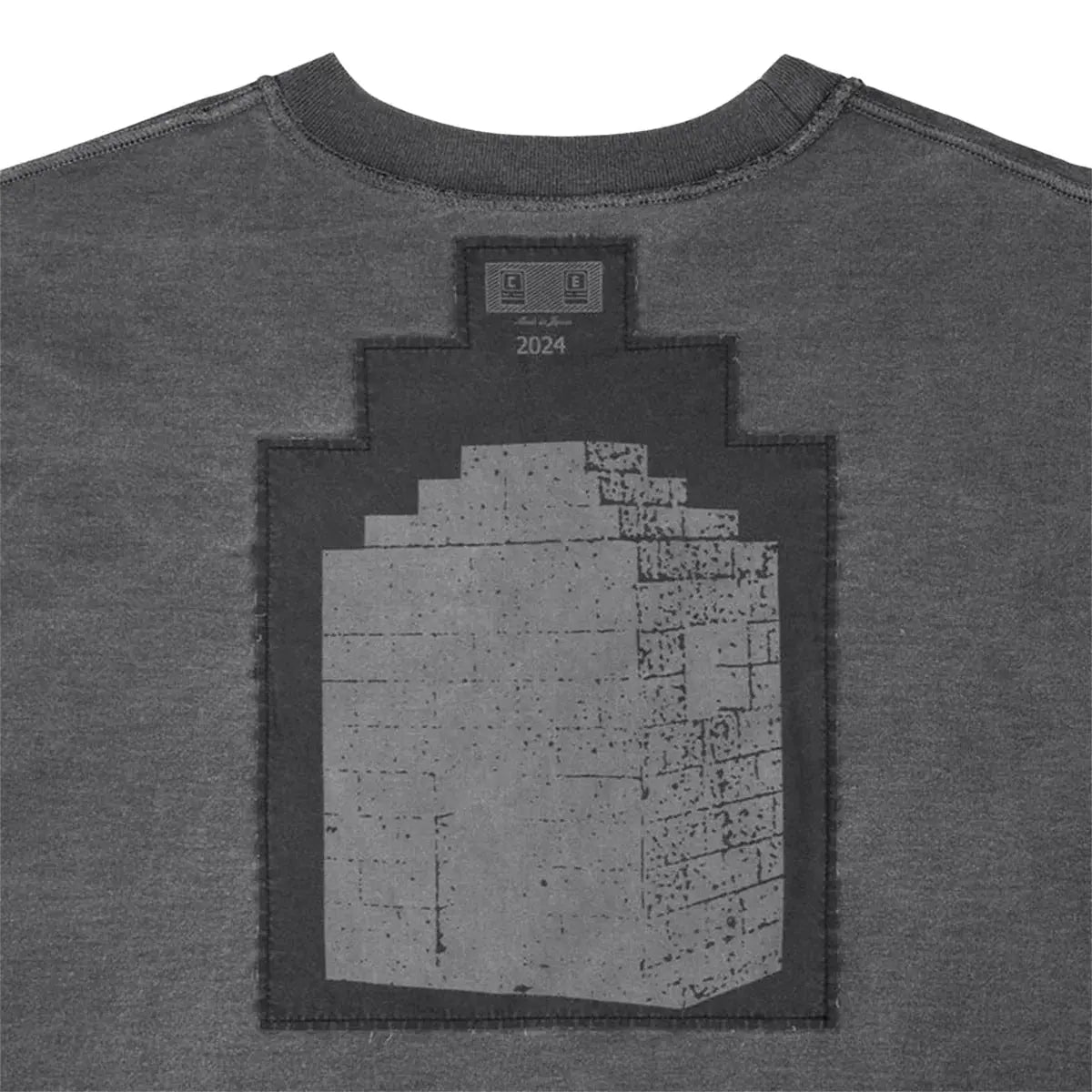 OVERDYE Frame6 CREW NECK 'Charcoal' - Antithesis Store