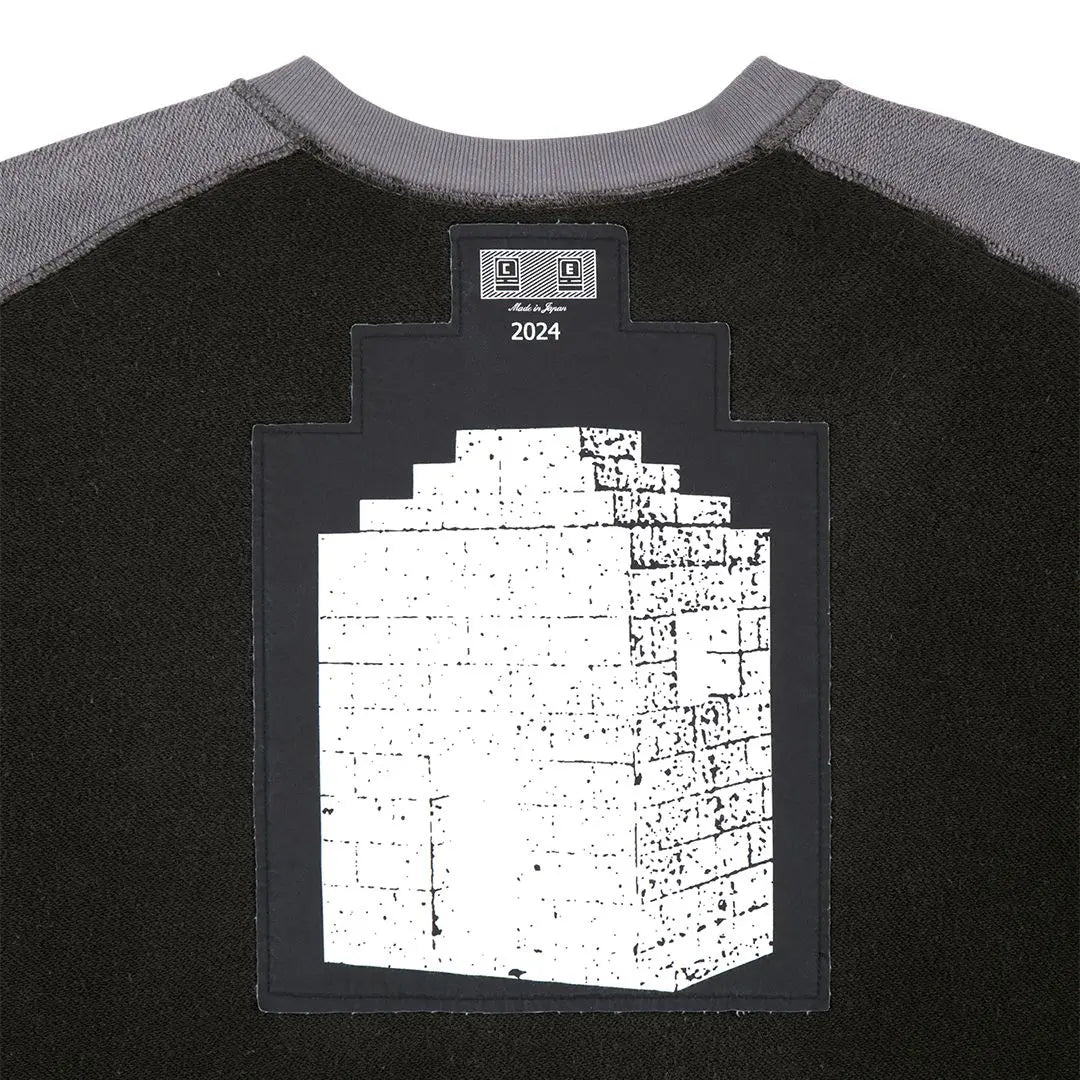 PANEL SHOULDER CREW NECK 'Black' - Antithesis Store