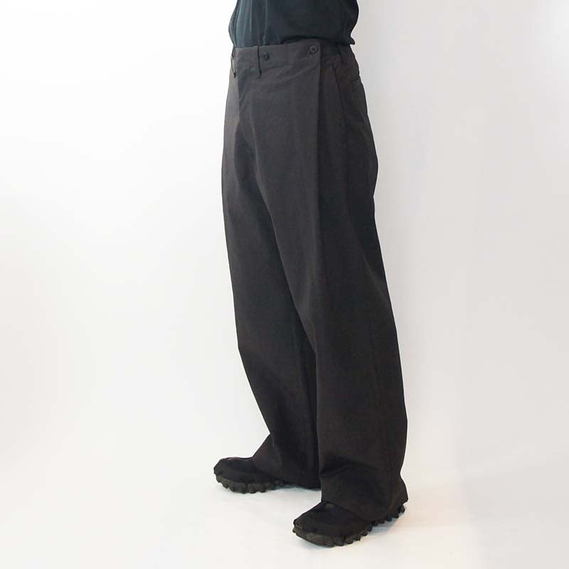 CCP PT-AB103 STITCH TUCK WIDE PANT 'BLACK'